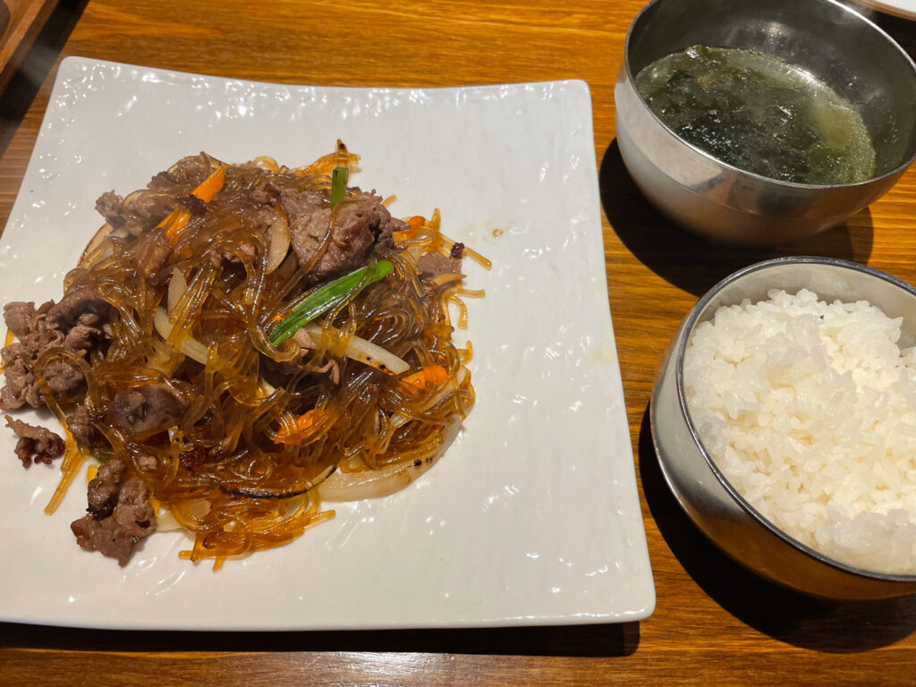 目黒グルメ～目黒通り沿い｜韓国料理 木蓮 プルコギランチ2